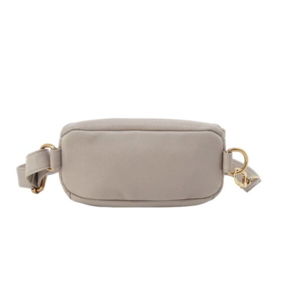 HOBO Fern Belt Bag Taupe Genuine Leather NWT Dust Bag - Picture 2 of 7